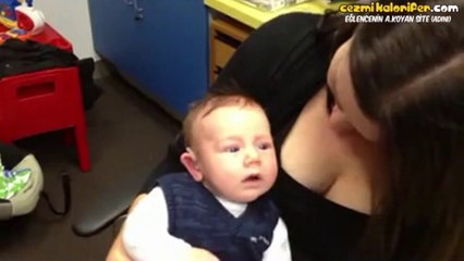 7 Haftalık Bebeğin İlk Defa Duyduğu An