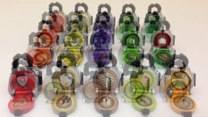 びっくらたまご 仮面ライダー鎧武（ガイム） ロックシード入浴剤×15　kamen rider gaimu lockseed bath powder×15