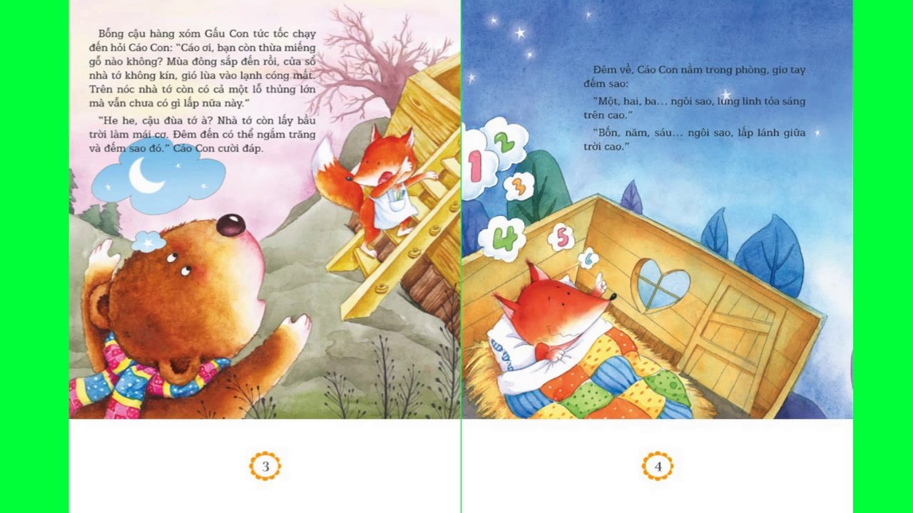Chuyện kể cho bé: Căn Nhà Gỗ Không Có Mái