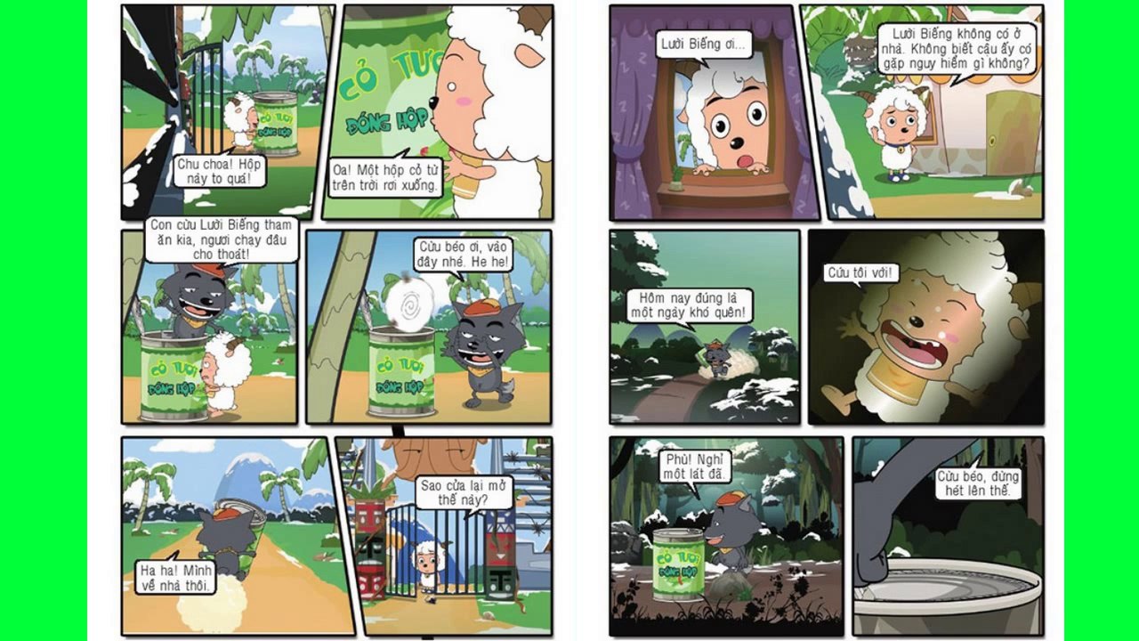 Chuyện kể cho bé: Cừu Lười Biếng Đóng Hộp