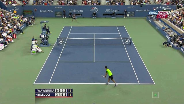 Stanislas Wawrinka vs Thomaz Bellucci - Us Open 2014 R2 Highlights HD