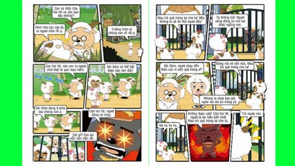 Chuyện kể cho bé:  Cừu Vui Vẻ Và Sói Xám (Tranh Giành Trứng Ngỗng)