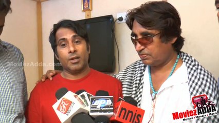 Abhijeet @ Song Recording For Movie Nizam Rickshwawala !