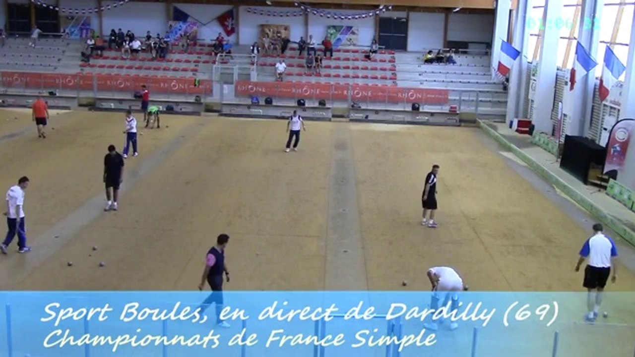 Second tour D1, France Simple, Sport Boules, Dardilly 2014