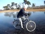 Buzda bisiklet sürmek