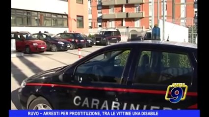 RUVO |Arresti per prostituzione, tra le vittime una disabile