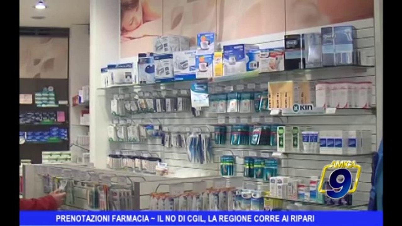 PRENOTAZIONI IN FARMACIA | Si allarga il coro del "No". La Regione corre ai ripari