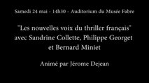 Comédie du Livre 2014 - Nouvelles voix du thriller français