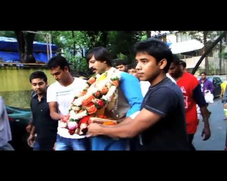 Ganpati visarjan with Vivek Oberoi