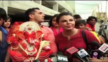 Rakhi Sawant and Gurmeet Debina's Ganpati visarjan
