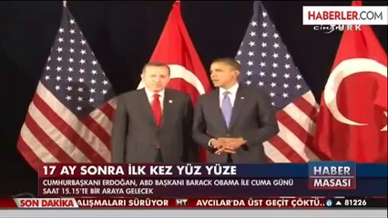 Erdoğan, Obama ile Cuma Günü Görüşecek