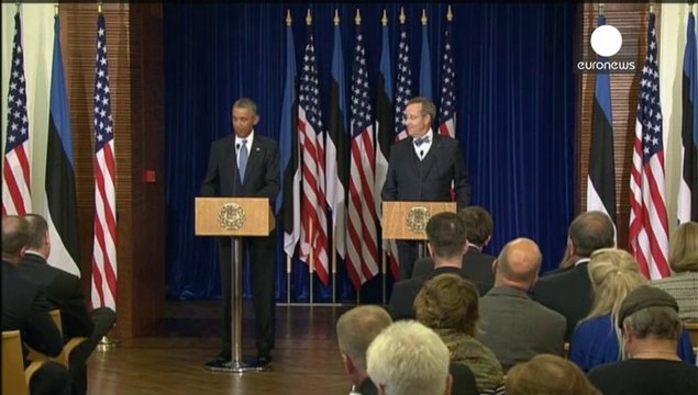 Obama rassicura l'Europa. Usa a fianco dei Paesi Baltici
