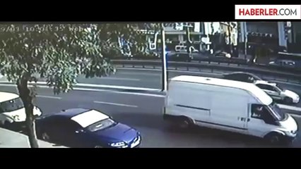 Avcılar'daki Üst Geçit Faciası Kamerada