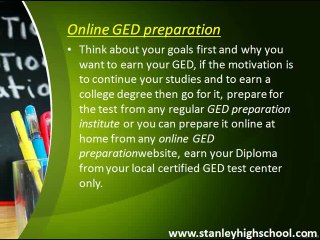 Career Life after Earning GED