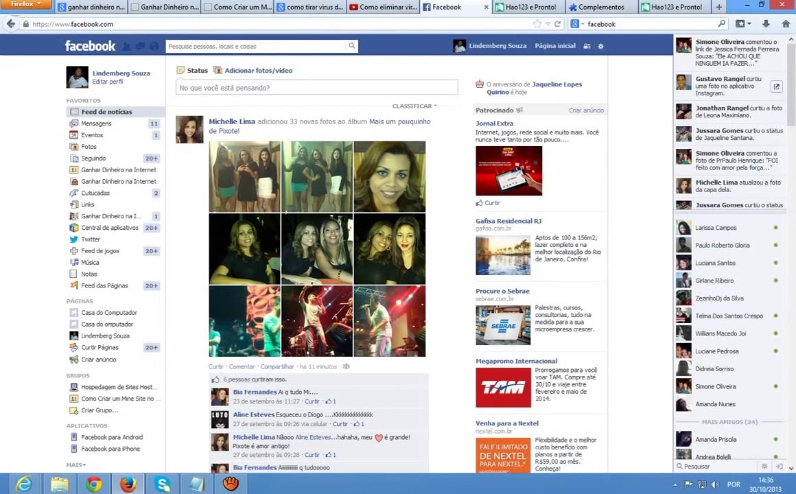 Como Remover tirar Vírus do Facebook   Dicas de Lindemberg Souza