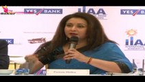 Poonam Dhillon Unveiling of International Indian Achievers Awards trophy