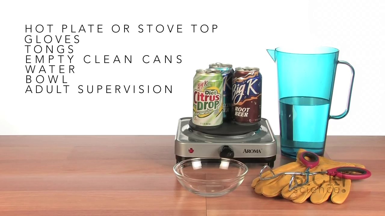 Air Pressure Can Crusher - Sick Science! #098