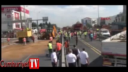 Avcılar E-5 karayolu 5 saat sonra açıldı