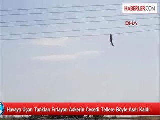 Ukrayna Askerinin Cesedi Yüksek Gerilim Hattında Asılı Kaldı