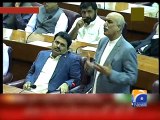 Shah Mehmood defends PTI actions in speech to Parliament-Geo Reports-03 Sep 2014
