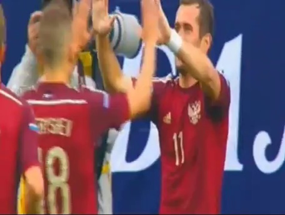 GOL de Alexandr Kerzhakov. Rusia 2-0 Azerbaijan