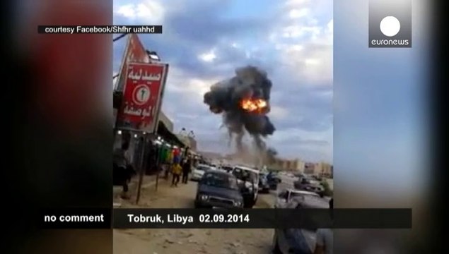 Warplane crashes into building in Libya killing three
