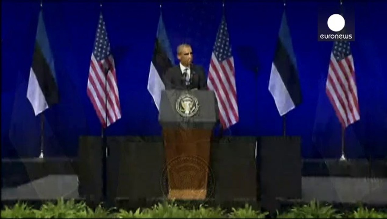 Obama garantisce sostegno totale ai Paesi baltici