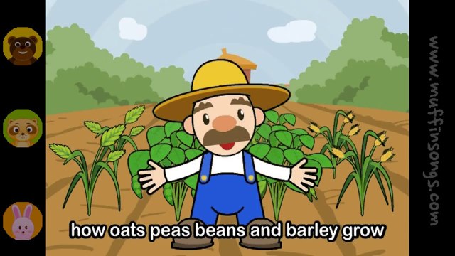 Oats Peas Beans and Barley Grow _ nursery rhymes & children songs with lyrics