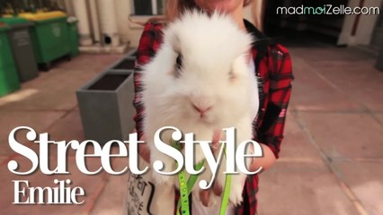 Street Style - Emilie et son lapin