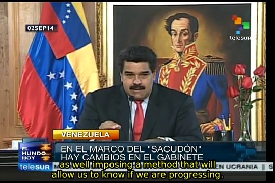 Maduro announces Venezuelan cabinet shuffle