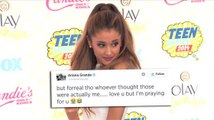 Ariana Grande responde sobre fotos nudistas reveladas