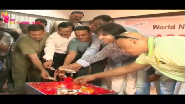 Vivek Oberoi & Vinod Kambli At 'Tobacco Free BEST' Campaign !