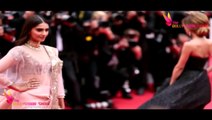 Cannes 2014 | Sonam Kapoor Impresses In Anamika Khanna Dress, Strapless Ellie Saab Gown