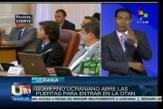 Ucrania alista trámites para pedir su adhesión a la OTAN
