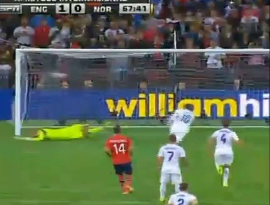 GOL de Wayne Rooney de penal. Inglaterra 1-0 Noruega