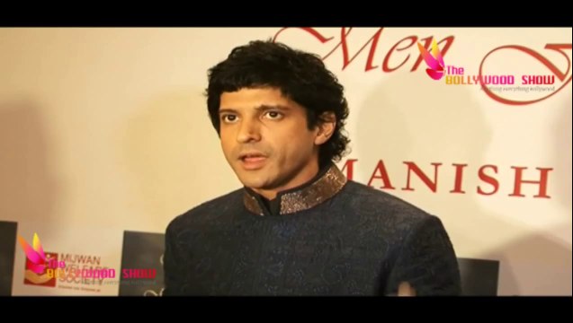 Farhan Akhtar Walks The Ramp @ Mijwan Fashion Show 2014