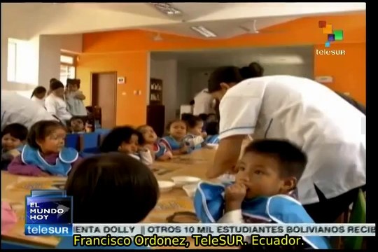 Child-Care Centers in Ecuador to provide help to 100,000 children