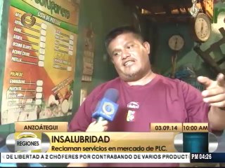 Denuncian insalubridad en mercado municipal de Puerto La Cruz