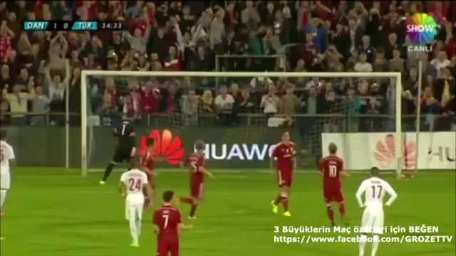 Danimarka 1-2 Türkiye Geniş Özet ve Goller (03 Eylül 2014)