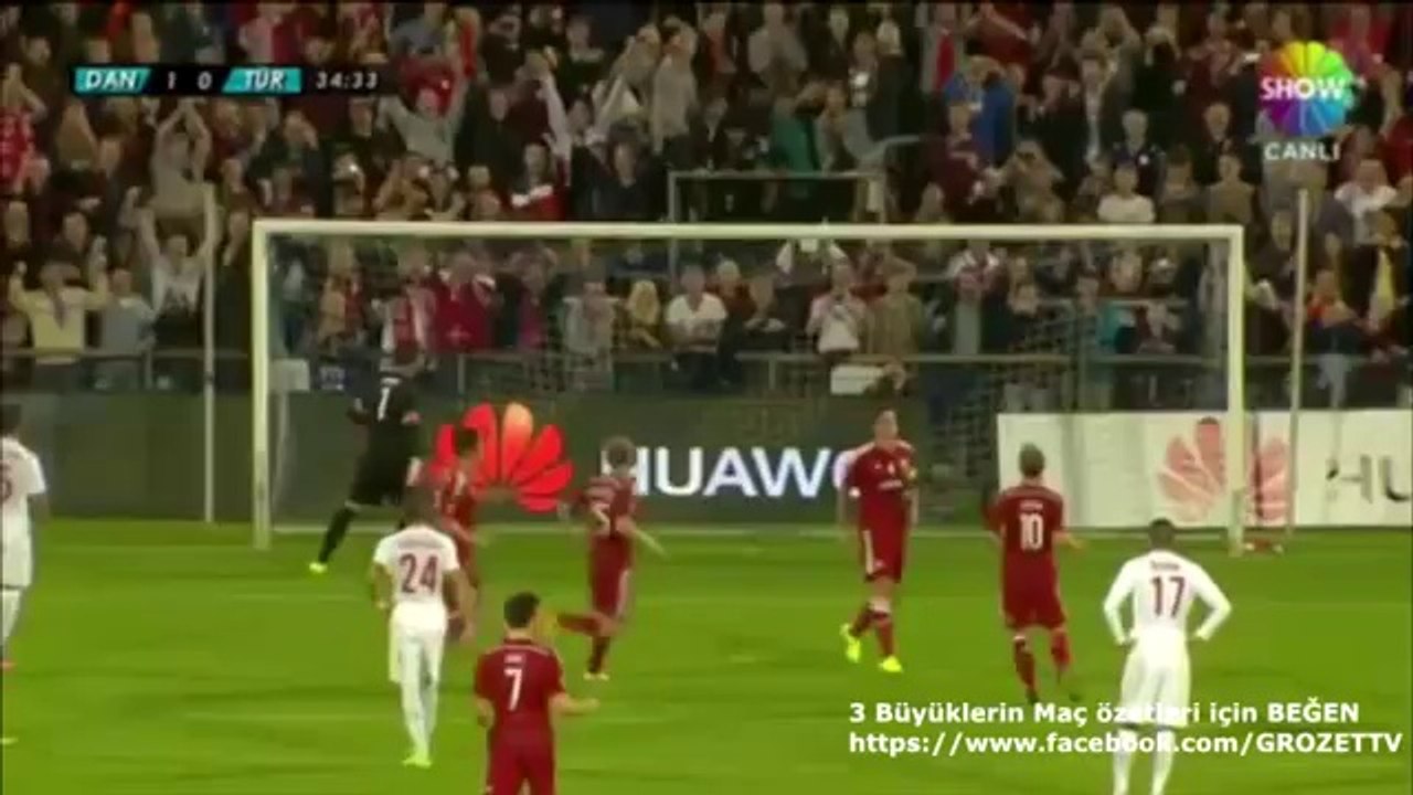 Danimarka 1-2 Türkiye Geniş Özet ve Goller (03 Eylül 2014)