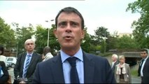 Rentrée : Manuel Valls à l’école maternelle Lamartine (Evry)