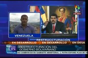 Venezuela: juramentan nuevos ministros del gabinete de Nicolás Maduro