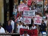 Dunya News - U.S. Fast-Food Workers Protest for Higher Wages