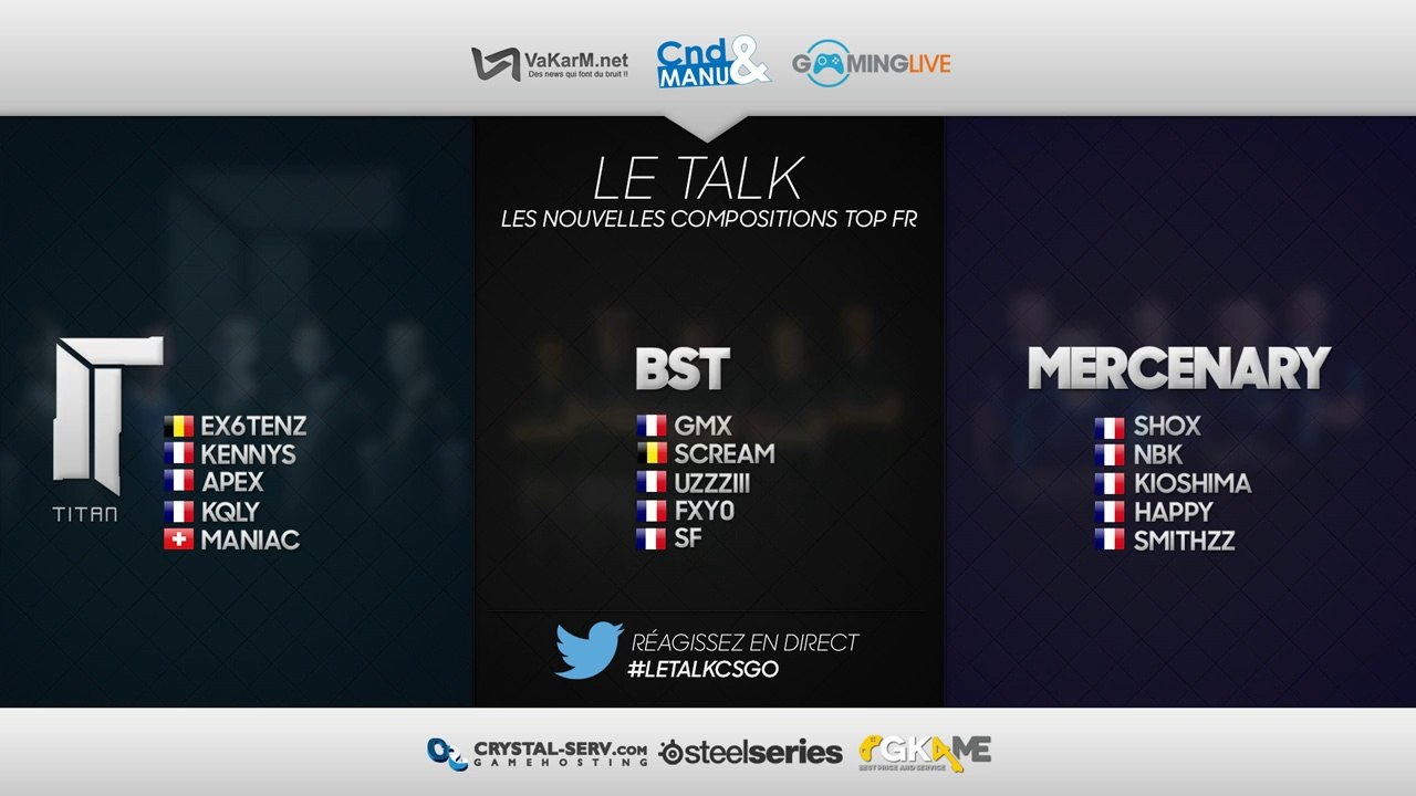 "Le Talk" Les nouvelles compositions FR