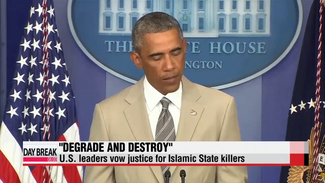 U.S. leaders vow justice for Islamic State killers