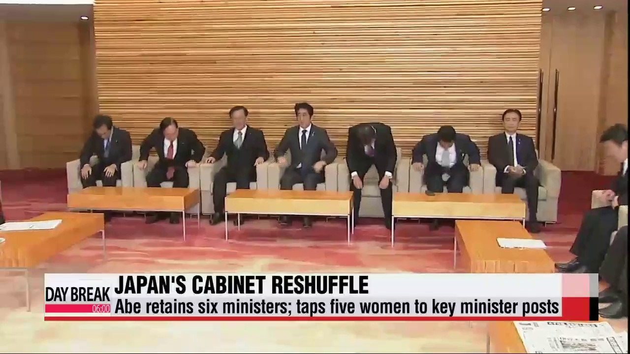 Abe reshuffles Cabinet, appoints China-friendly lawmakers to key party posts