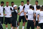 Enderson Moreira comanda seu primeiro treino no Santos