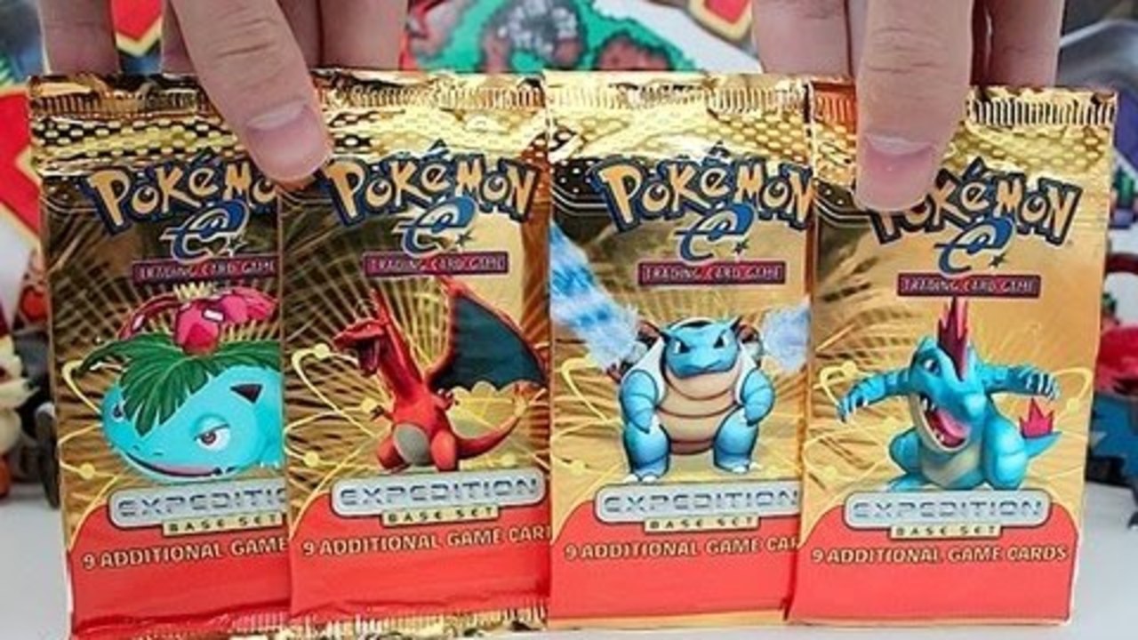 Opening 4 Pokemon Expedition Base Set Booster Packs!