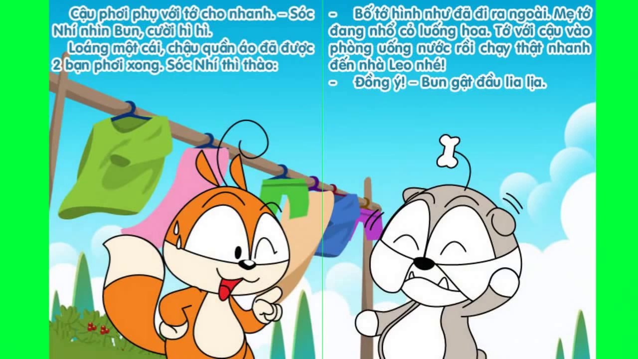 Chuyện kể cho bé: Trốn Thôi Sóc Nhí Ơi