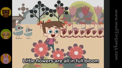 Flowers In My Mind _ nursery rhymes & children songs with lyrics